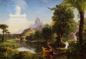 The Voyage Of Life - Youth by Thomas Cole